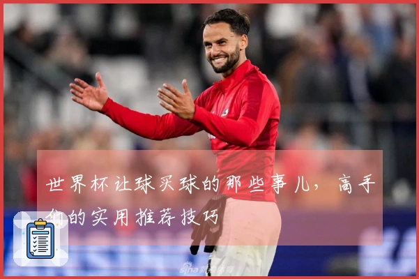 世界杯让球买球的那些事儿，高手们的实用推荐技巧